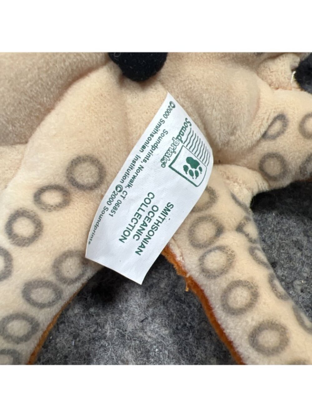 Vintage Octopus Plush 11” Soundprints Smithsonian Oceanic Collection Stuffed - Picture 6 of 11